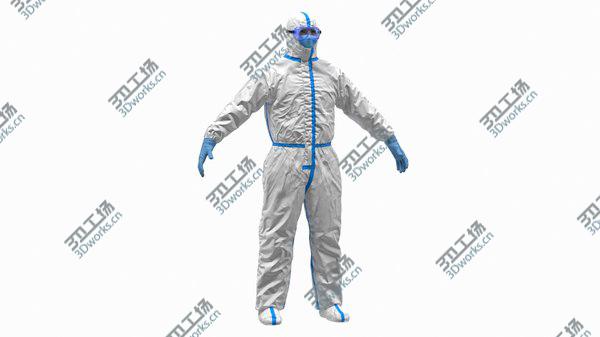images/goods_img/20210312/Man in Disposable Medical Protective Suit Rigged 3D model/2.jpg